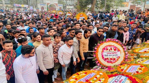 আন্তর্জাতিক মাতৃভাষা দিবসে সিলেট জেলা ছাত্রলীগের শ্রদ্ধাঞ্জলি অর্পন 1 আন্তর্জাতিক মাতৃভাষা দিবসে সিলেট জেলা ছাত্রলীগের শ্রদ্ধাঞ্জলি অর্পন - Surma Times | Sylhet News