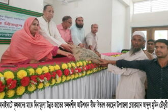 কানাইঘাটে কৃষকদের মাঝে বিনামূল্যে উন্নত ফলনশীল আউশধানের বীজ বিতরণ - Surma Times | Sylhet News