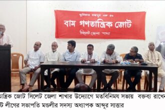 তল্পিবাহক নির্বাচন কমিশনকে দিয়ে সরকার আরেকটি প্রহসনের নির্বাচন করতে চায়: বাম গণতান্ত্রিক জোট - Surma Times | Sylhet News