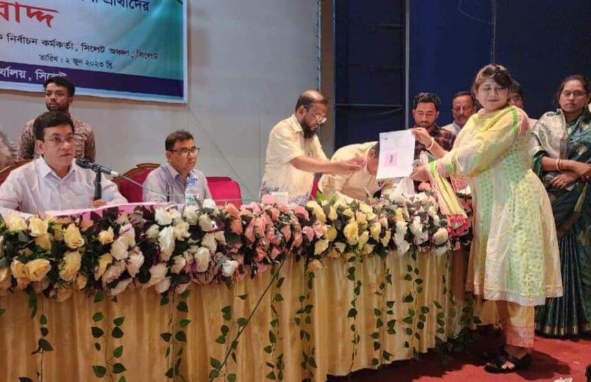 আনারস প্রতীক পেলেন কাউন্সিলর প্রার্থী জয়শ্রী দাস জয়া - Surma Times | Sylhet News