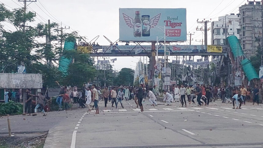 স্থানীয় এলাকাবাসীর সঙ্গে শাবি শিক্ষার্থীদের সংঘর্ষ - Surma Times | Sylhet News