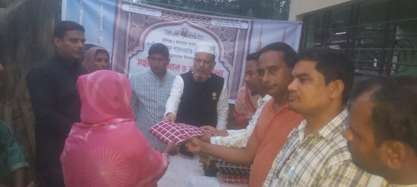 নবীগঞ্জে কোরআন ও মাসআলা শিক্ষার্থী মহিলাদের মধ্যে ঈদ উপহার কাপড় বিতরণ করলেন - এমপি মিলাদ গাজী - Surma Times | Sylhet News