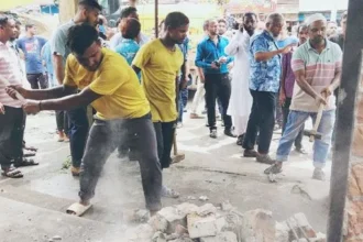 টুকেরবাজারে অবৈধ স্থাপনা উচ্ছেদ অভিযান 4 টুকেরবাজারে অবৈধ স্থাপনা উচ্ছেদ অভিযান - Surma Times | Sylhet News