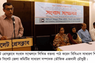 পদোন্নতিসহ বিভিন্ন দাবিতে কর্মবিরতি ঘোষণা বিসিএস সাধারণ শিক্ষা সমিতির 12 পদোন্নতিসহ বিভিন্ন দাবিতে কর্মবিরতি ঘোষণা বিসিএস সাধারণ শিক্ষা সমিতির - Surma Times | Sylhet News
