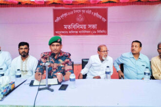 জৈন্তাপুরে শারদীয় দূর্গাপূজা উপলক্ষে আইনশৃঙ্খলা রক্ষায় বিজিবি'র সভা 14 জৈন্তাপুরে শারদীয় দূর্গাপূজা উপলক্ষে আইনশৃঙ্খলা রক্ষায় বিজিবি'র সভা - Surma Times | Sylhet News