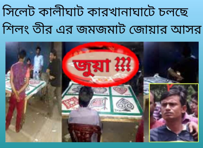 সিলেট কালীঘাট কারখানাঘাটে চলছে শিলং তীর এর জমজমাট জুয়ার আসর - Surma Times | Sylhet News