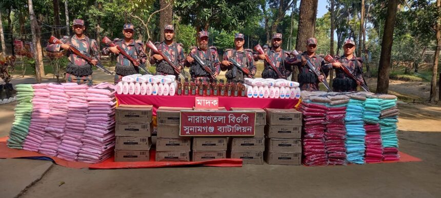 ভারতীয় থান কাপড়সহ ৪৬ লাখ টাকার মালামাল জব্দ - Surma Times | Sylhet News