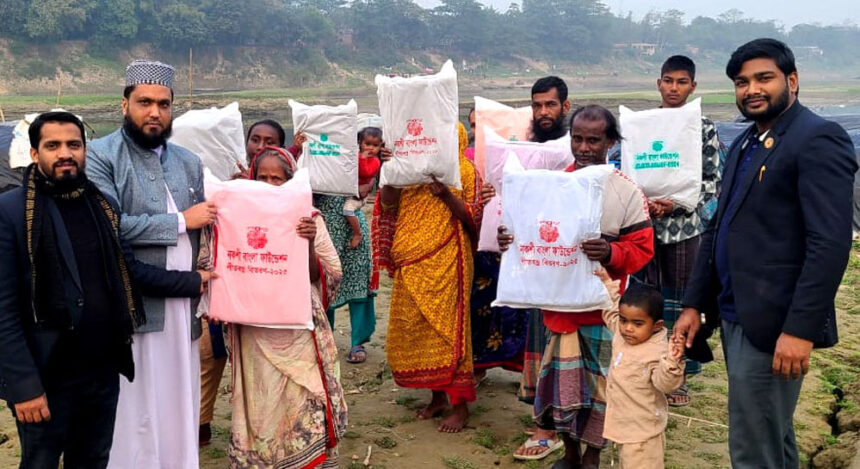 নকশী বাংলা ফাউন্ডেশনের শীতবস্ত্র বিতরণ - Surma Times | Sylhet News