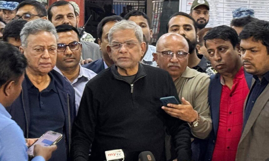 হাসিনার পাতা ফাঁদে পা রাখা যাবে না: মির্জা ফখরুল - Surma Times | Sylhet News