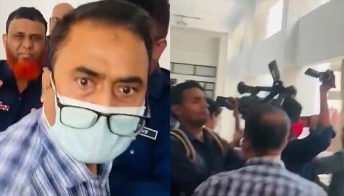 ভিডিও করায় সাংবাদিকদের ওপর বহিষ্কৃত এসপির হামলা 1 ভিডিও করায় সাংবাদিকদের ওপর বহিষ্কৃত এসপির হামলা - Surma Times | Sylhet News