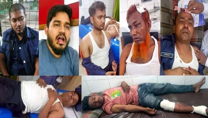 বিদ্যুতের খুঁটির সঙ্গে টহল গাড়ির ধাক্কা,৬ পুলিশ সদস্য আহত 1 বিদ্যুতের খুঁটির সঙ্গে টহল গাড়ির ধাক্কা,৬ পুলিশ সদস্য আহত - Surma Times | Sylhet News