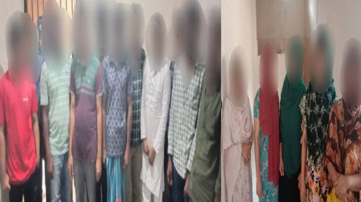 সিলেটে আবাসিক হোটেল থেকে ১৮ নারী-পুরুষ গ্রেফতার 1 সিলেটে আবাসিক হোটেল থেকে ১৮ নারী-পুরুষ গ্রেফতার - Surma Times | Sylhet News