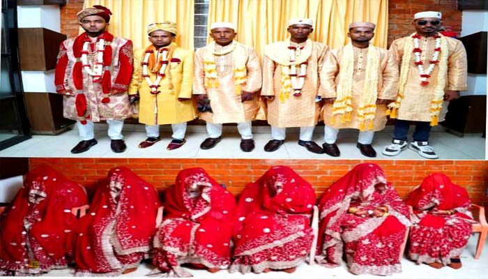 কোম্পানীগঞ্জে ৭ জোড়া তরুণ-তরুণীর যৌতুকবিহীন গণবিয়ে 1 কোম্পানীগঞ্জে ৭ জোড়া তরুণ-তরুণীর যৌতুকবিহীন গণবিয়ে - Surma Times | Sylhet News