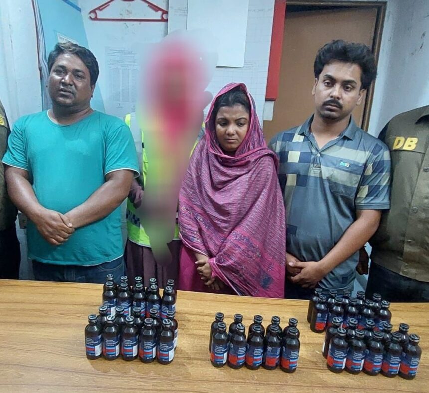 এসএমপি ডিবির অভিযানে ফেনসিডিলসহ ০৩ জন গ্রেফতার - Surma Times | Sylhet News