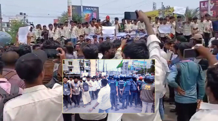 ঢাকা-সিলেট মহাসড়ক অবরোধ করলো পলিটেকনিকের শিক্ষার্থীরা 1 ঢাকা-সিলেট মহাসড়ক অবরোধ করলো পলিটেকনিকের শিক্ষার্থীরা - Surma Times | Sylhet News