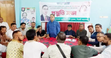 তারুণ্যের সমাবেশ সফলে সিলেট মহানগর যুবদলের প্রস্তুতি সভা