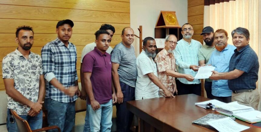 সওজ নির্বাহী প্রকৌশলী বরাবরে লন্ডনী রোড এলাকাবাসীর স্মারকলিপি প্রদান - Surma Times | Sylhet News