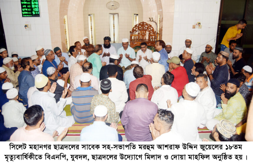 তিনি বিএনপির জন্য নিবেদিত প্রাণ হিসেবে কাজ করেছেন - Surma Times | Sylhet News