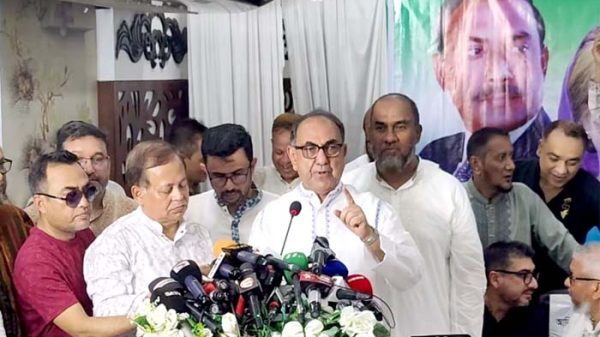 একদল লোক নির্বাচন পেছানোর ষড়যন্ত্র করছে: সিলেটে মির্জা আব্বাস
