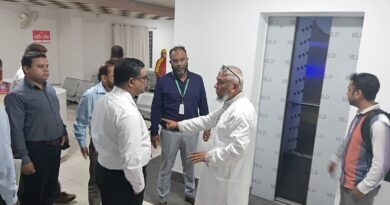 সিসিক পরিচালিত হাসপাতাল পরিদর্শনে স্থানীয় সরকার বিভাগের যুগ্ম সচিব