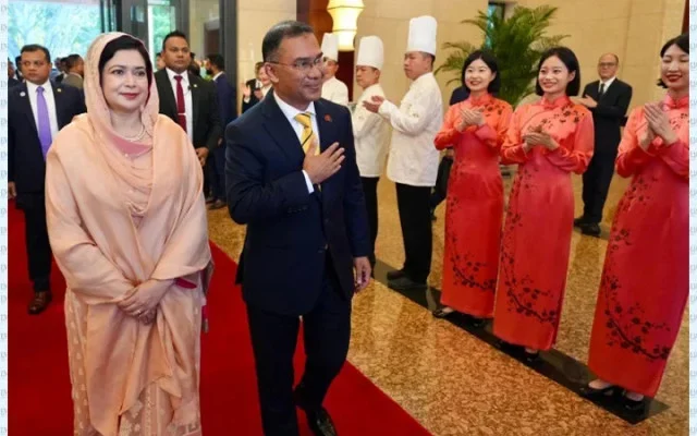 বুলেট ট্রেনে দালিয়ান থেকে বেইজিং, লাল গালিচায় প্রধানমন্ত্রী তারেক রহমানকে সংবর্ধনা - Surma Times | Sylhet News