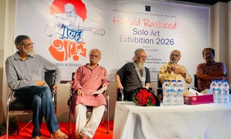 সিলেটে হ্যারল্ড রশীদের প্রথম একক চিত্র প্রদর্শনী শুরু - Surma Times | Sylhet News