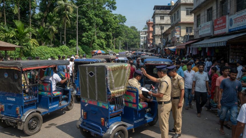 সিলেটে অবৈধ ব্যাটারিচালিত যানবাহনের বিরুদ্ধে কড়াকড়ি, আটকে রাখার পরও চললে আইনগত ব্যবস্থা - Surma Times | Sylhet News