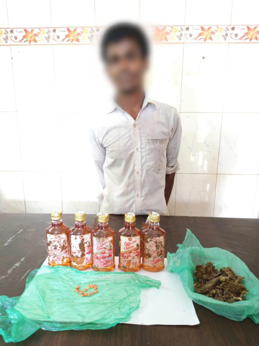 মধ্যরাতে জালালাবাদে মাদক অভিযান! ৫ বোতল বিদেশি মদসহ গ্রেফতার ১ 1 মধ্যরাতে জালালাবাদে মাদক অভিযান! ৫ বোতল বিদেশি মদসহ গ্রেফতার ১ - Surma Times | Sylhet News