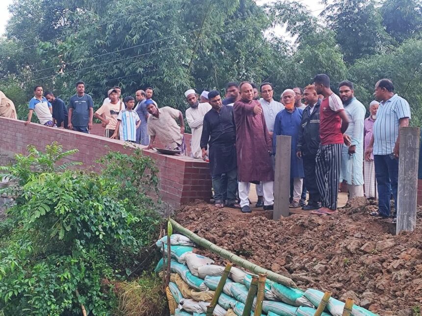 দেওয়ানের পুল সংস্কার কাজ পরিদর্শন করলেন এমপি এমরান চৌধুরী - Surma Times | Sylhet News