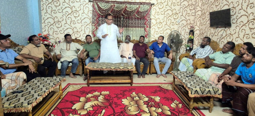 কল্লোলগ্রামের ভাঙা রাস্তা ঘুরে দেখলেন বিএনপি নেতা ইমদাদ, -উন্নয়নের প্রতিশ্রুতি 1 কল্লোলগ্রামের ভাঙা রাস্তা ঘুরে দেখলেন বিএনপি নেতা ইমদাদ, -উন্নয়নের প্রতিশ্রুতি - Surma Times | Sylhet News