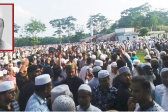 নিজ মাদ্রাসায় চিরনিদ্রায় শায়িত মাওলানা ফরিদ উদ্দিন চৌধুরী -কানাইঘাটে জনতার ঢল! - Surma Times | Sylhet News