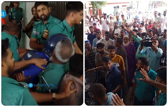 সিলেট আদালত চত্বরে আবারও হামলার শিকার ফাহিমা হত্যা মামলার আসামি জাকির 1 সিলেট আদালত চত্বরে আবারও হামলার শিকার ফাহিমা হত্যা মামলার আসামি জাকির - Surma Times | Sylhet News