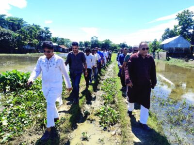 তীব্র গরম উপেক্ষা করে জনসংযোগে এমপি এমরান আহমদ চৌধুরী - Surma Times | Sylhet News