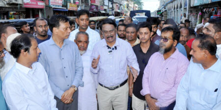 ছাতকে ২৬৬ কোটি টাকার সড়ক উন্নয়ন কাজ শুরুর প্রস্তুতি, কাজস্থল পরিদর্শনে এমপি মিলন - Surma Times | Sylhet News