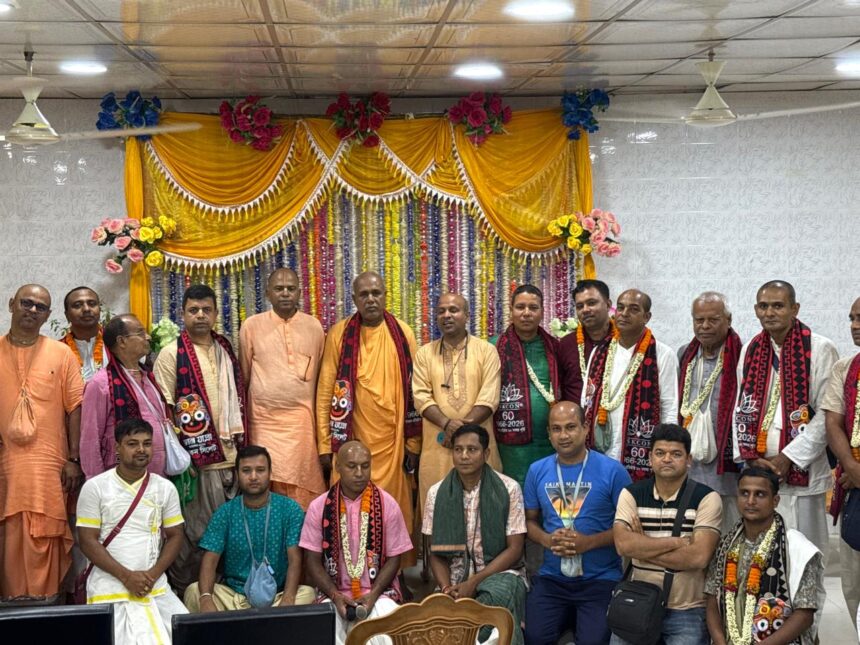 সিলেটে ইসকনের রথযাত্রা পুনর্মিলনী অনুষ্ঠিত, আগামী বছর আরও বড় পরিসরে আয়োজনের প্রত্যয় 1 সিলেটে ইসকনের রথযাত্রা পুনর্মিলনী অনুষ্ঠিত, আগামী বছর আরও বড় পরিসরে আয়োজনের প্রত্যয় - Surma Times | Sylhet News