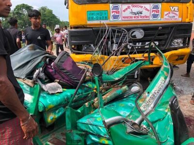 ওসমানীনগরে ট্রাক-অটোরিকশা সংঘর্ষে শিশুসহ ৪ জন নিহত - Surma Times | Sylhet News