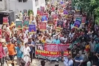 সিলেটে চার দফা দাবিতে চা শ্রমিকদের মিছিল, ১৫ দিনের আল্টিমেটাম - Surma Times | Sylhet News