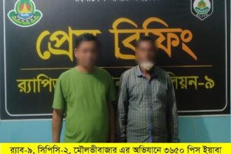 কুলাউড়ায় র্যাবের অভিযানে ৩৬৫০ পিস ইয়াবাসহ গ্রেপ্তার ২ 24 কুলাউড়ায় র্যাবের অভিযানে ৩৬৫০ পিস ইয়াবাসহ গ্রেপ্তার ২ - Surma Times | Sylhet News
