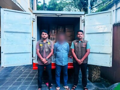 সিলেটে চোরাচালানের ভারতীয় চকলেট ও কাভার্ড ভ্যানসহ আটক ১ - Surma Times | Sylhet News