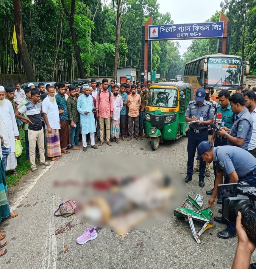 সিলেটে ঘুরতে এসে তামাবিল মহাসড়কে বাসচাপায় প্রা ণ গেল কিশোরীর, আহত ৩ - Surma Times | Sylhet News