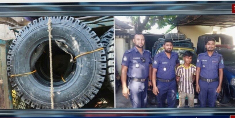 সালুটিকর চেকপোস্টে ৩০টি ভারতীয় টায়ারসহ পিকআপ আটক, একজন গ্রেফতার - Surma Times | Sylhet News