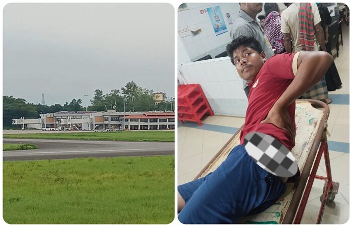 সিলেট বিমানবন্দরে আনসারের গু*লিতে পরিচ্ছন্নকর্মী আহত, দায়িত্ব থেকে অপসারণ - Surma Times | Sylhet News