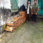 চুনারুঘাটে অবৈধ জ্বালানি কাঠ জব্দ, বনদস্যু চক্রের অভিযোগ