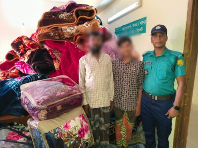 শাহপরান থানার অভিযানে ভারতীয় কম্বলসহ কাভার ভ্যান আটক, গ্রেপ্তার ২ - Surma Times | Sylhet News