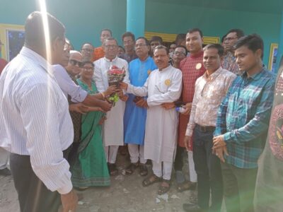 ছাতকের পূজামণ্ডপে পরিদর্শনে পূজা উদযাপন পরিষদ নেতারা - Surma Times | Sylhet News